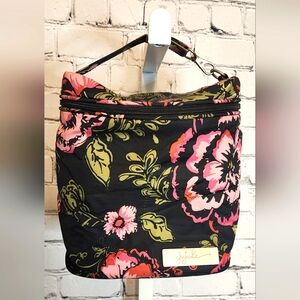 Ju-Ju-Be Floral Black Pink Green Baby Bag
